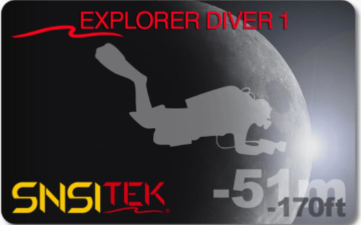 Brevetto Explorer Diver 1