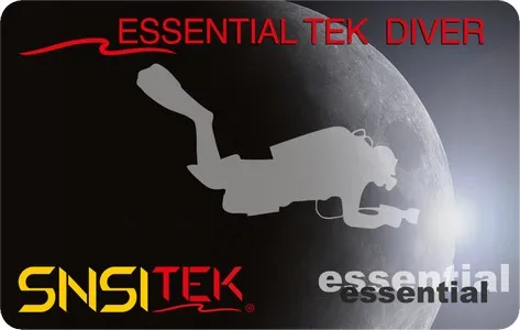 ESSENTIAL TEK DIVER card